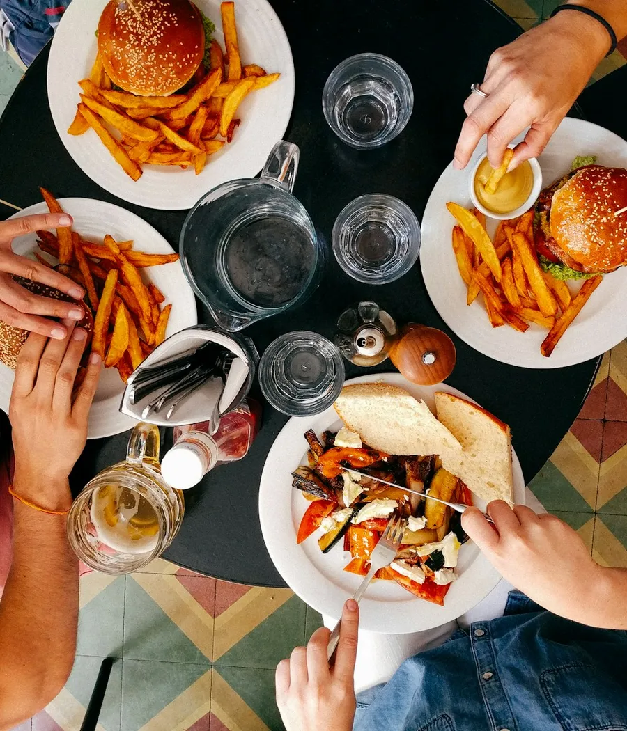 Assiette dressée avec soin