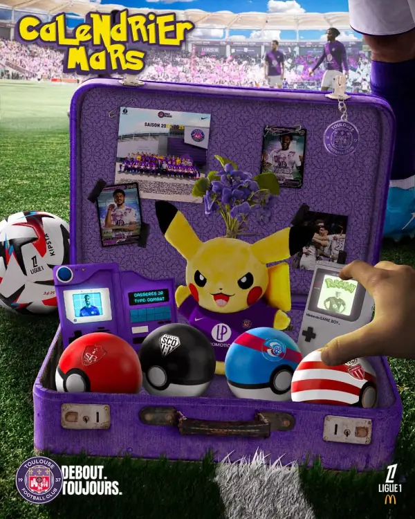 Calendrier Mars Pokeball